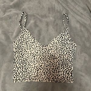 Cheetah crop top